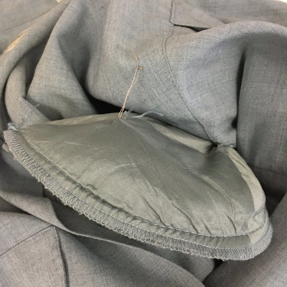 VTG Liz Claiborne Collection Blue Long Sleeve Blouse 90s - Picture 14 of 14